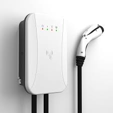 22kW Wall-Mounted AC EV Charger with RFID Access and Smart Load Balancing
